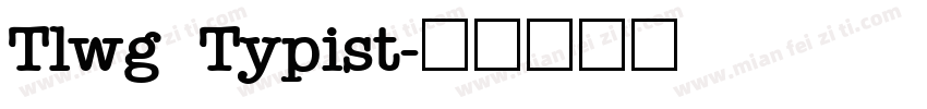 Tlwg Typist字体转换